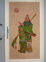 藏品(彩色關公圖)的圖片